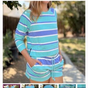 Wildfox shorts and sweatshirt set